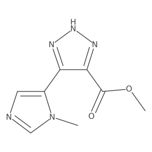 methyl 5-(1-methyl-1H-imidazol-5-yl)-1H-1,2,3-triazole-4-carboxylate Structure
