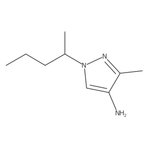 3-methyl-1-(pentan-2-yl)-1H-pyrazol-4-amine Structure