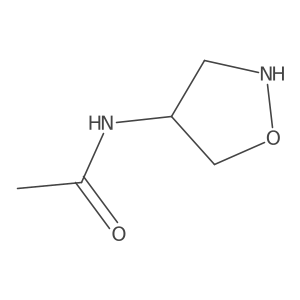 N-[(4S)-1,2-oxazolidin-4-yl]acetamide Structure