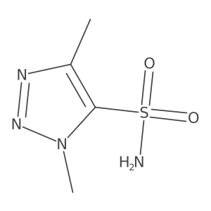 dimethyl-1H-1,2,3-triazole-5-sulfonamide Structure