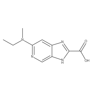6-[ethyl(methyl)amino]-3H-imidazo[4,5-c]pyridine-2-carboxylic acid Structure
