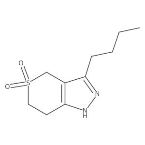 3-butyl-2H,4H,6H,7H-5lambda6-thiopyrano[4,3-c]pyrazole-5,5-dione Structure