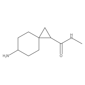 6-amino-N-methylspiro[2.5]octane-1-carboxamide Structure