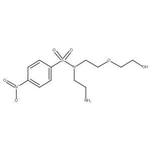 2-{2-[N-(2-aminoethyl)-4-nitrobenzenesulfonamido]ethoxy}ethan-1-ol Structure