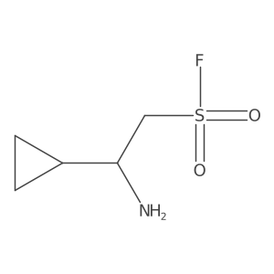 2-Amino-2-cyclopropylethane-1-sulfonyl fluoride Structure