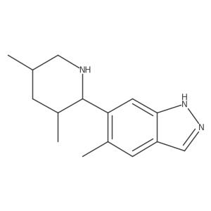 6-(3,5-dimethylpiperidin-2-yl)-5-methyl-1H-indazole Structure