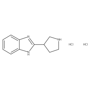 2-(pyrrolidin-3-yl)-1H-benzo[d]imidazole dihydrochloride Structure