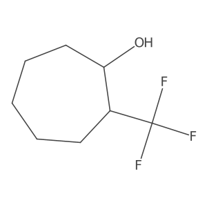 rac-(1R,2R)-2-(trifluoromethyl)cycloheptan-1-ol Structure