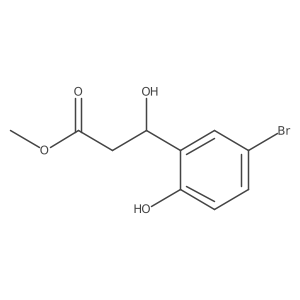 methyl (3S)-3-(5-bromo-2-hydroxy-phenyl)-3-hydroxy-propanoate Structure