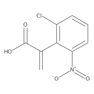 2-(2-Chloro-6-nitrophenyl)prop-2-enoic acid Structure