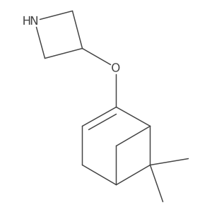 3-({6,6-Dimethylbicyclo[3.1.1]hept-2-en-2-yl}oxy)azetidine Structure