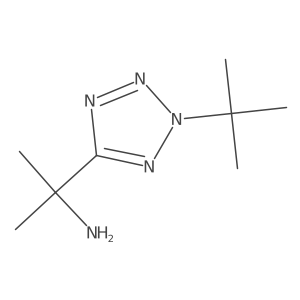 2-(2-tert-butyl-2H-1,2,3,4-tetrazol-5-yl)propan-2-amine Structure