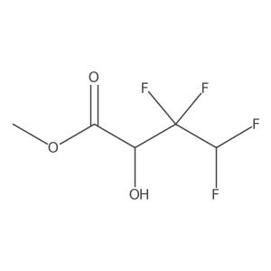 Methyl 3,3,4,4-tetrafluoro-2-hydroxybutanoate结构式