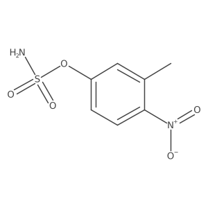 3-Methyl-4-nitrophenyl sulfamate结构式