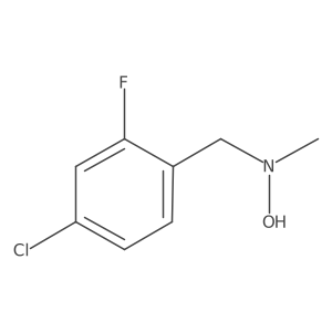 N-[(4-chloro-2-fluorophenyl)methyl]-N-methylhydroxylamine结构式