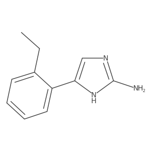 5-(2-ethylphenyl)-1H-imidazol-2-amine Structure