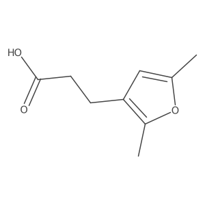 3-(2,5-Dimethylfuran-3-yl)propanoic acid Structure