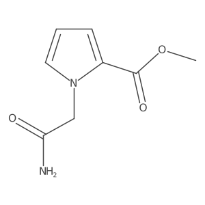 Methyl 1-(2-amino-2-oxoethyl)-1H-pyrrole-2-carboxylate Structure