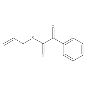 S-allyl 2-oxo-2-phenylethanethioate结构式