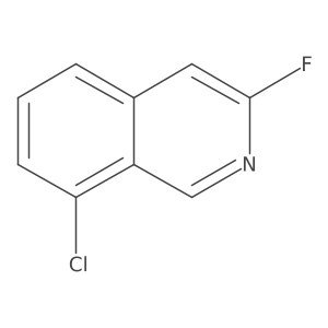 8-Chloro-3-fluoroisoquinoline Structure