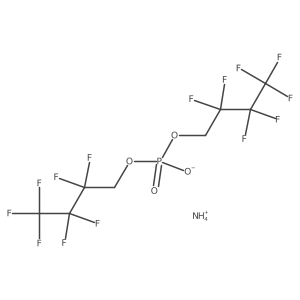 Azanium;bis(2,2,3,3,4,4,4-heptafluorobutyl) phosphate Structure