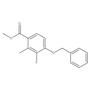 Methyl 4-(benzyloxy)-3-fluoro-2-methylbenzoate Structure