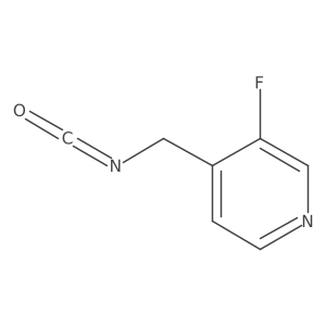 3-Fluoro-4-(isocyanatomethyl)pyridine Structure