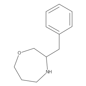(3S)-3-benzyl-1,4-oxazepane结构式