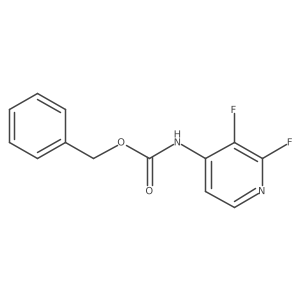 benzyl N-(2,3-difluoropyridin-4-yl)carbamate结构式
