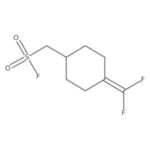 [4-(Difluoromethylidene)cyclohexyl]methanesulfonyl fluoride Structure