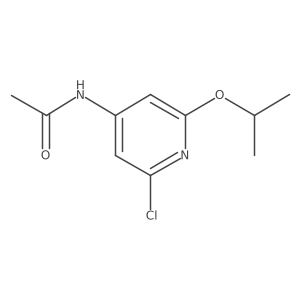 N-(2-chloro-6-isopropoxypyridin-4-yl)acetamide Structure
