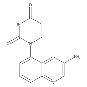 1-(3-Aminoquinolin-5-yl)-1,3-diazinane-2,4-dione结构式