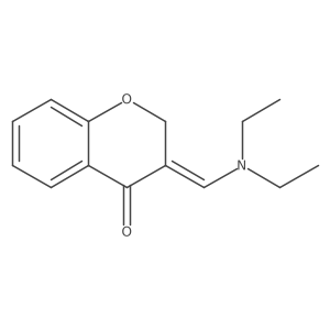 3-[(Diethylamino)methylene]-2,3-dihydro-4H-1-benzopyran-4-one Structure