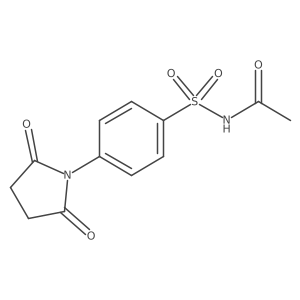 N-((4-(2,5-Dioxopyrrolidin-1-yl)phenyl)sulfonyl)acetamide Structure