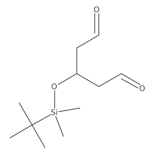 3-[[(1,1-Dimethylethyl)dimethylsilyl]oxy]pentanedial Structure