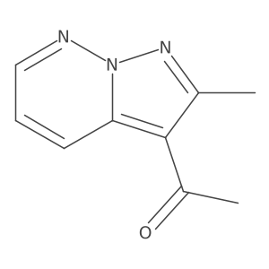 1-(2-Methylpyrazolo[1,5-B]pyridazin-3-YL)ethan-1-one结构式