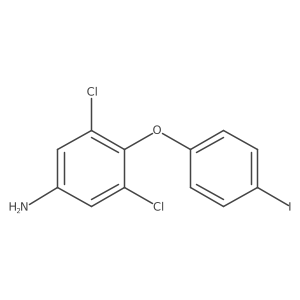 3,5-Dichloro-4-(4-iodophenoxy)benzenamine Structure