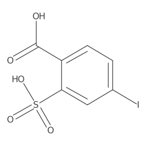 4-Iodo-2-sulfobenzoic acid结构式