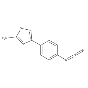 4-(4-Azidophenyl)thiazol-2-amine Structure
