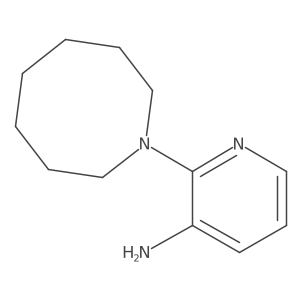 2-(Hexahydro-1(2H)-azocinyl)-3-pyridinamine结构式