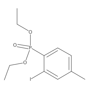 Phosphonic acid, (2-iodo-4-methylphenyl)-, diethyl ester结构式