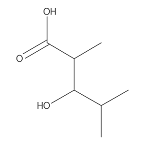 (2R,3R)-3-hydroxy-2,4-dimethylpentanoic acid Structure