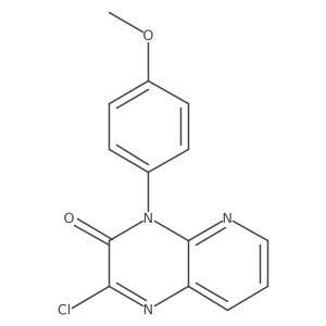 2-Chloro-4-(4-methoxyphenyl)pyrido[2,3-B]pyrazin-3(4H)-one结构式