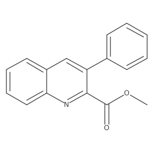 Methyl 3-phenylquinoline-2-carboxylate结构式