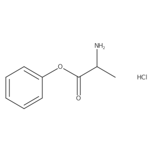 (S)-Phenyl 2-aminopropanoate hydrochloride Structure