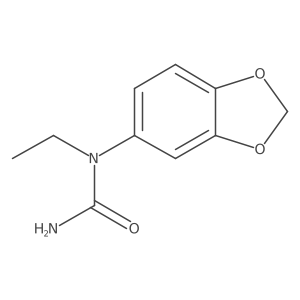 N-1,3-Benzodioxol-5-yl-N-ethylurea Structure