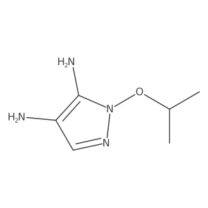1-Isopropoxy-1H-pyrazole-4,5-diamine Structure