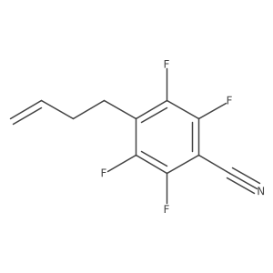 4-(3-Buten-1-yl)-2,3,5,6-tetrafluorobenzonitrile Structure