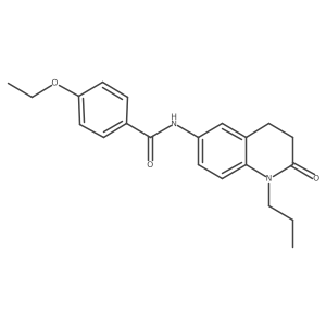 4-ethoxy-N-(2-oxo-1-propyl-1,2,3,4-tetrahydroquinolin-6-yl)benzamide结构式