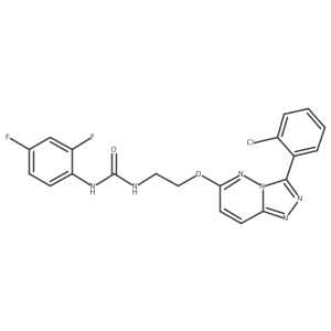 1-(2-((3-(2-Chlorophenyl)-[1,2,4]triazolo[4,3-b]pyridazin-6-yl)oxy)ethyl)-3-(2,4-difluorophenyl)urea Structure
